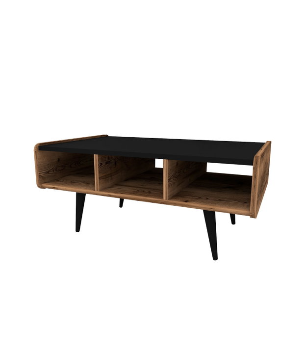 Hanah Home Mesa de Centro Line - Light Walnut